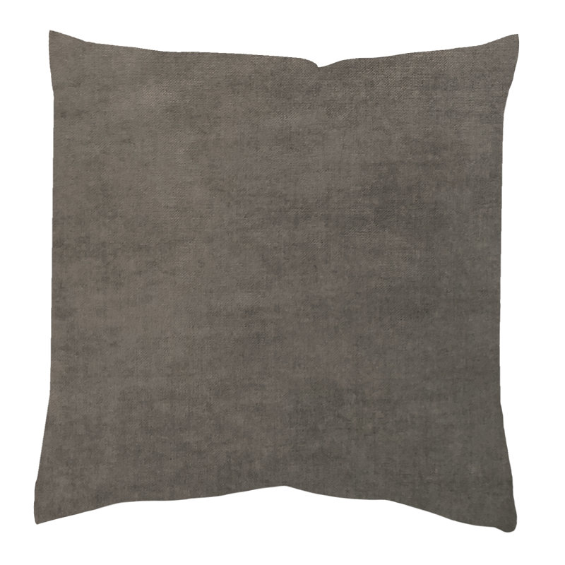 Skyelynn Square Cushion, 40cm H x 40cm W x 2cm D, Pillowcase only - no use, in Grey