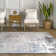 Acad Abstract Contemporary Performance Blue/Gray/Ivory Rug
