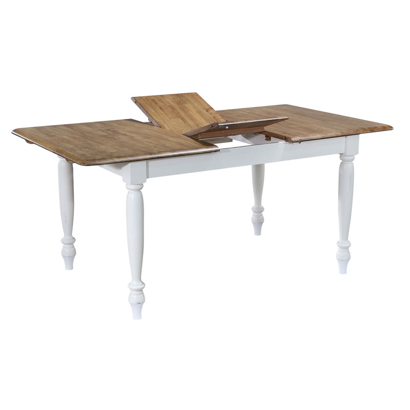 Table de salle à manger en bois d'hévéa Kinsler