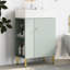 Meuble-lavabo moderne avec lavabo en céramique et rangement à gauche 21,6 po-1631206596