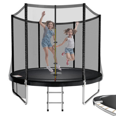 Maxway Furniture 228cm Hexagon Backyard Trampoline with Safety Enclosure