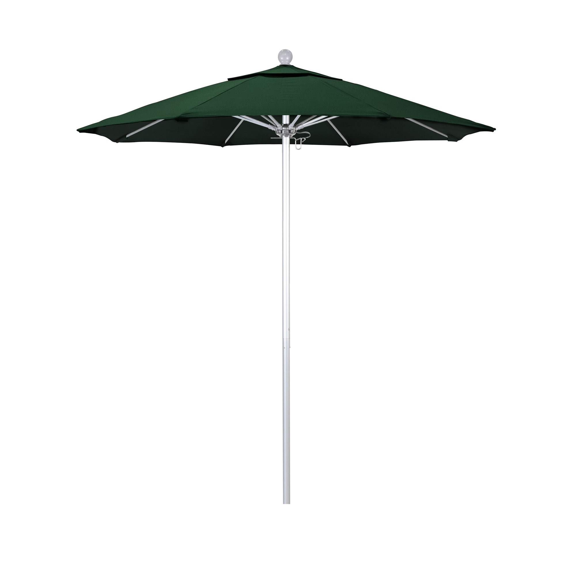Hibo 90'' Sunbrella® Outdoor Umbrella, Canvas Forest Green Sunbrella® Canvas