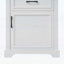 Armoire de rangement autoportante avec tablettes réglables