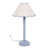 Natural Linen with Blue Trim