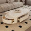 Solid Coffee Table with Storage