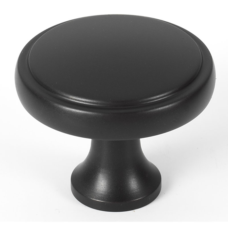 Mushroom Knob, 1.13" H x 1.25" W x 1.25" D, Bronze