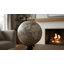 Koregan Classic Desk Globe on Stand with World Map Design - Home Decor Decorations for Living Room and Coffee Table - 7", Green & Black