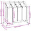 Steel Freestanding Drying Rack