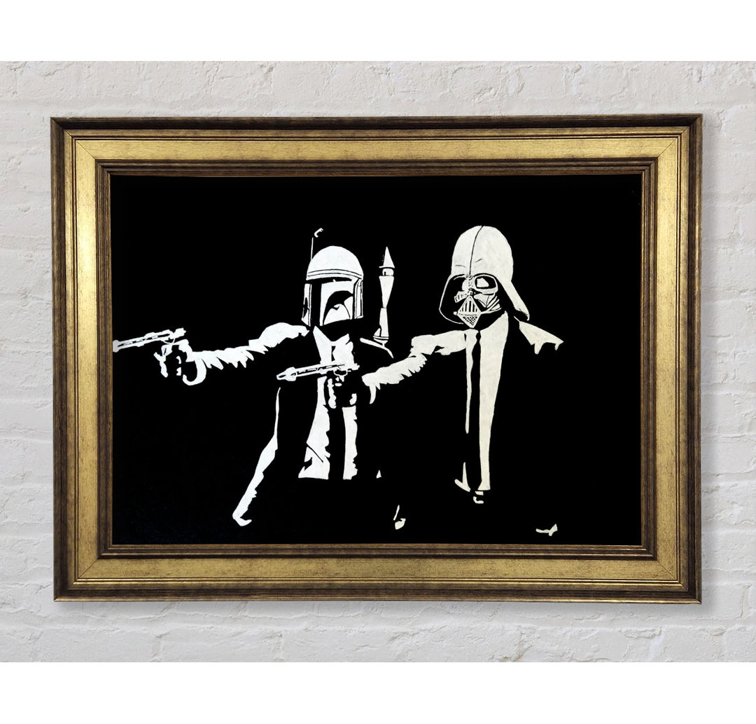 Star Wars Pulp Fiction - Einzelner Bilderrahmen Kunstdrucke