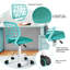 Chaise de bureau pivotante réglable Sisk-655523260