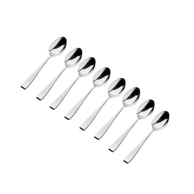Fantasy 18/0 Stainless Steel Mirrored Dinner Spoons Set Of 8