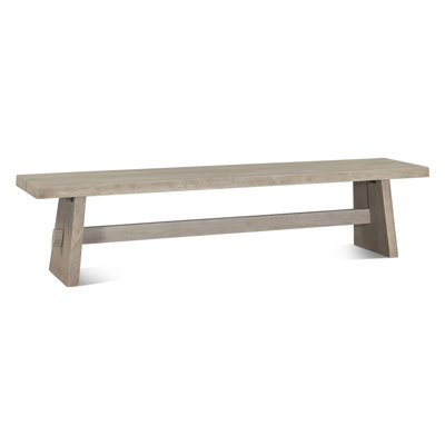 Acadia 79" Bench In Coffee Bean