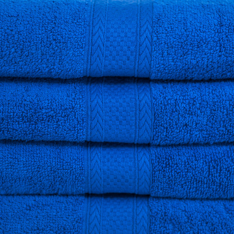 Ensemble de draps de bain 3 pièces 100% coton, Bleu royal