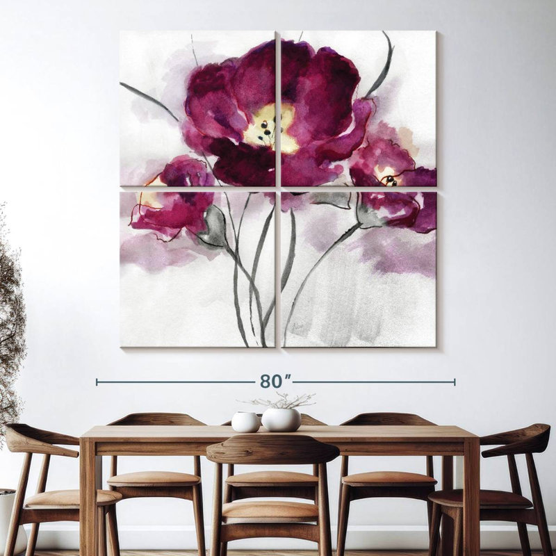 Harnek My Magenta I, 74" H x 74" W