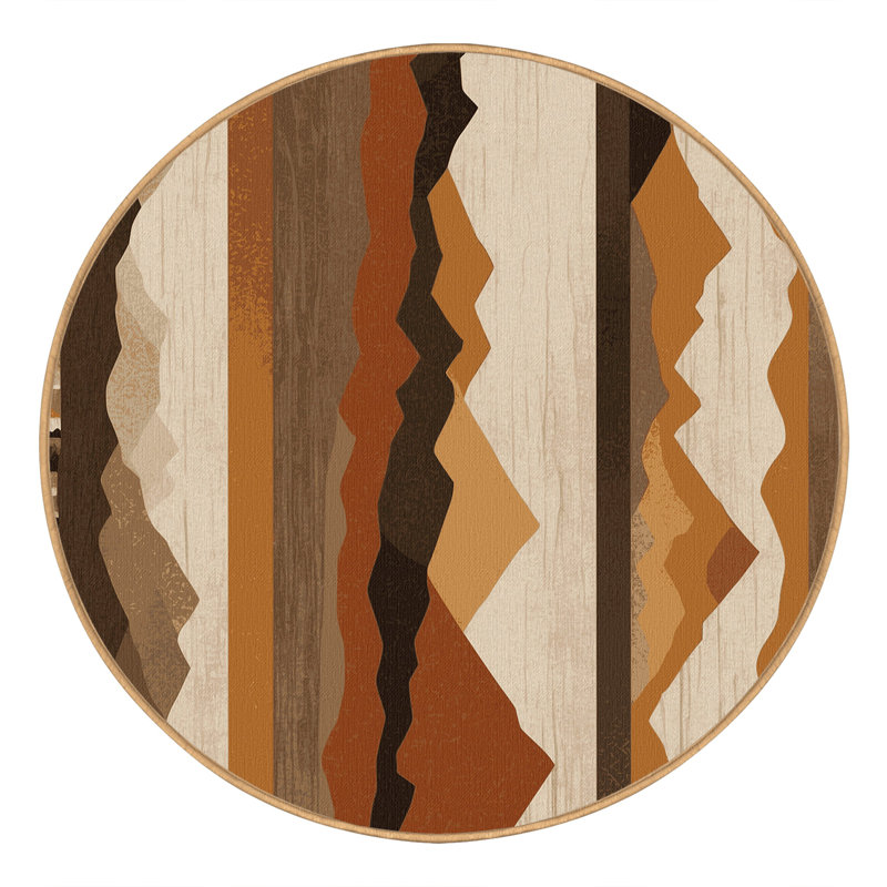 Sunset Passage Rug, Round 4'