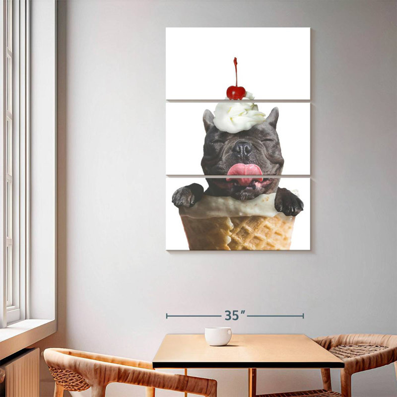 Ice Cream Dog, H 65 po x l 42 po