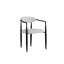 Ensemble de salle à manger à table extensible en fritté de 94,48 po avec 8 chaises en tissu Nanor-1432937098-1432937111
