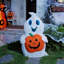 Décoration d'Halloween fantôme, décorations d'Halloween animées 5 couleurs avec 128 lumières DEL