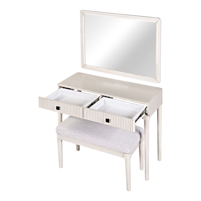 Bureau de coiffeuse moderne avec miroir