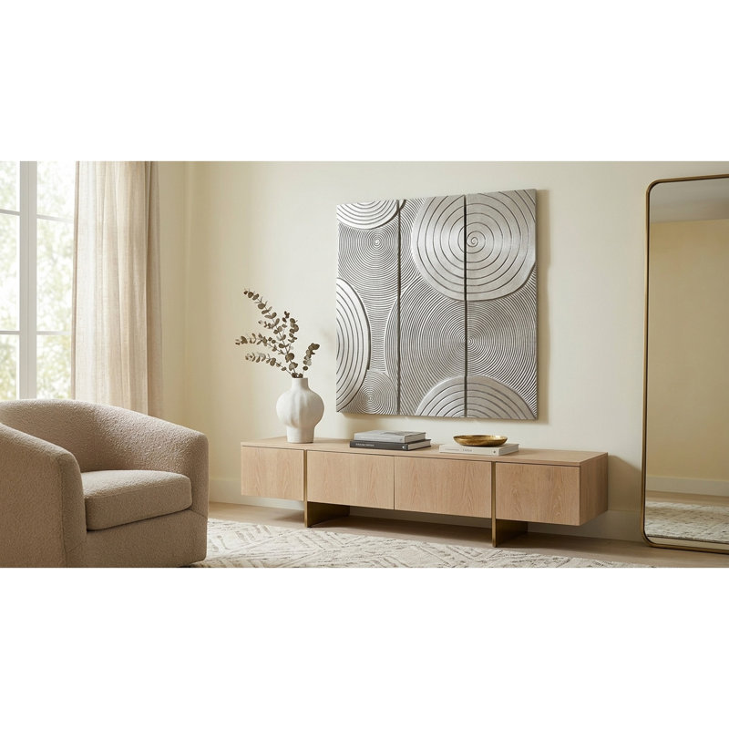 Handmade Abstract Solid Wood Wall Decor