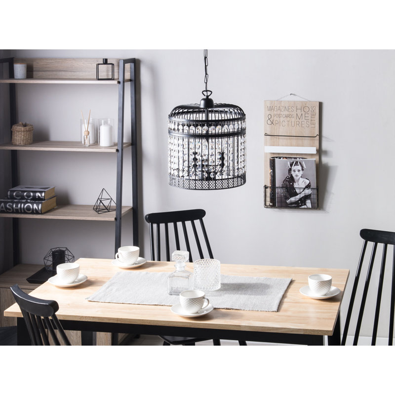 Maxen 3 - Light Black Lantern Pendant