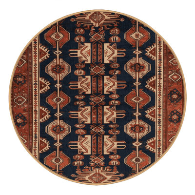 Machine Washable Persian Brown Area Rug