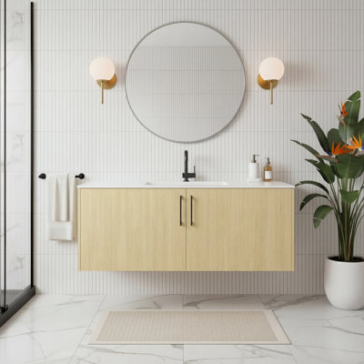 Ensemble de meuble-lavabo mural 48 po Bagoka
