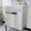 Ensemble de meuble-lavabo simple 24 po avec plateau en céramique Amator