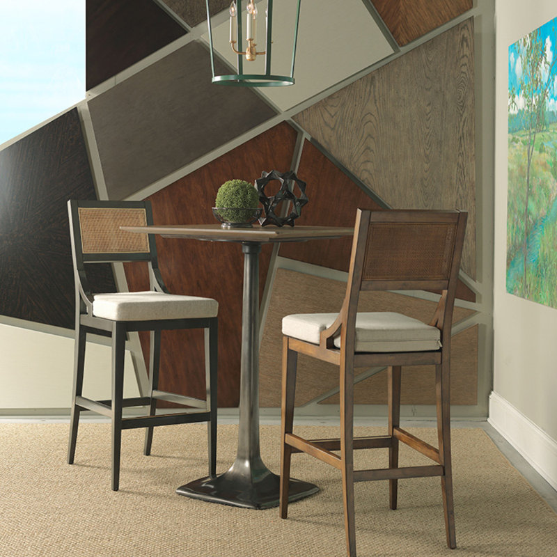 Salvador Stool, Bar Stool (29.5" Seat Height), Walnut