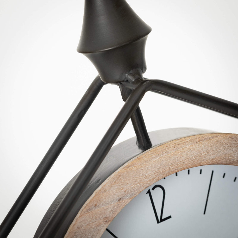 Horloge de table numérique en métal