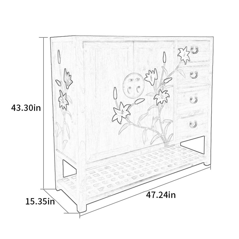 26 Pair Shoe Storage Cabinet