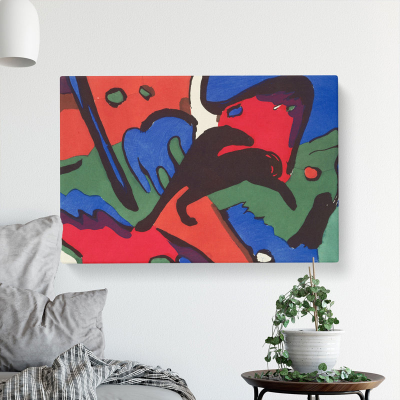 The Blue Rider by Franz Marc - Wrapped Canvas Painting, 35cm H x 50cm W x 3cm D