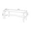 Bureau double en bois massif avec rangement double couche-1373263327