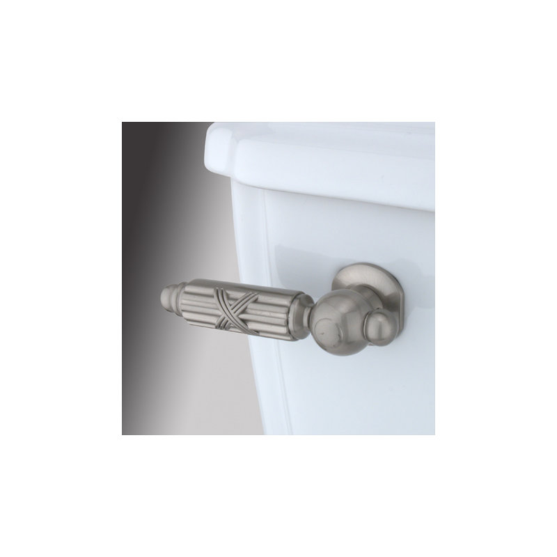 Kingston Brass Georgian Front Mount Toilet Tank Lever, Brushed Nickel