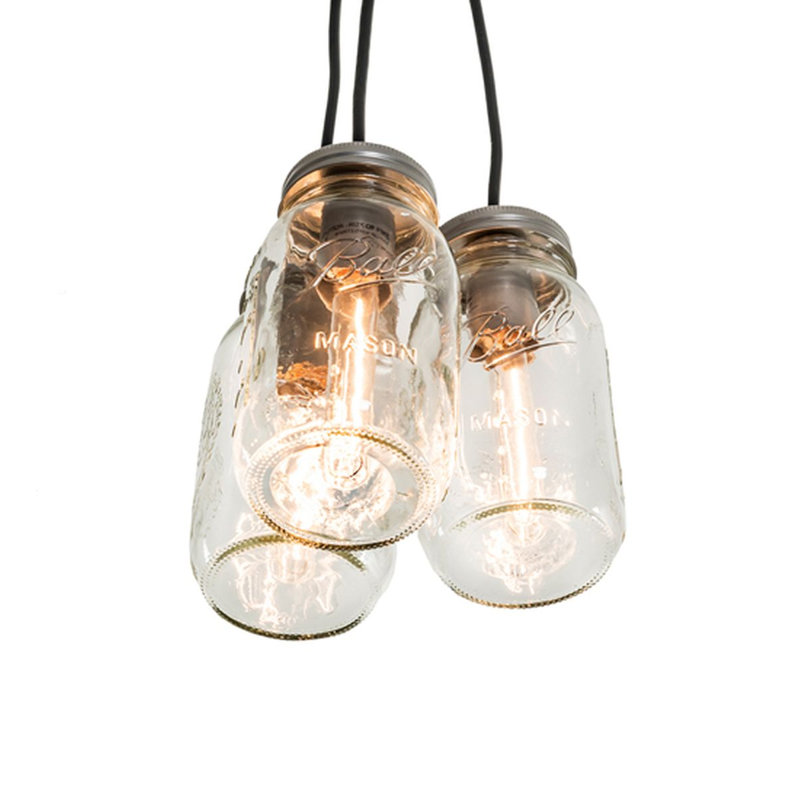 Mason Jar 3 - Light Pendant