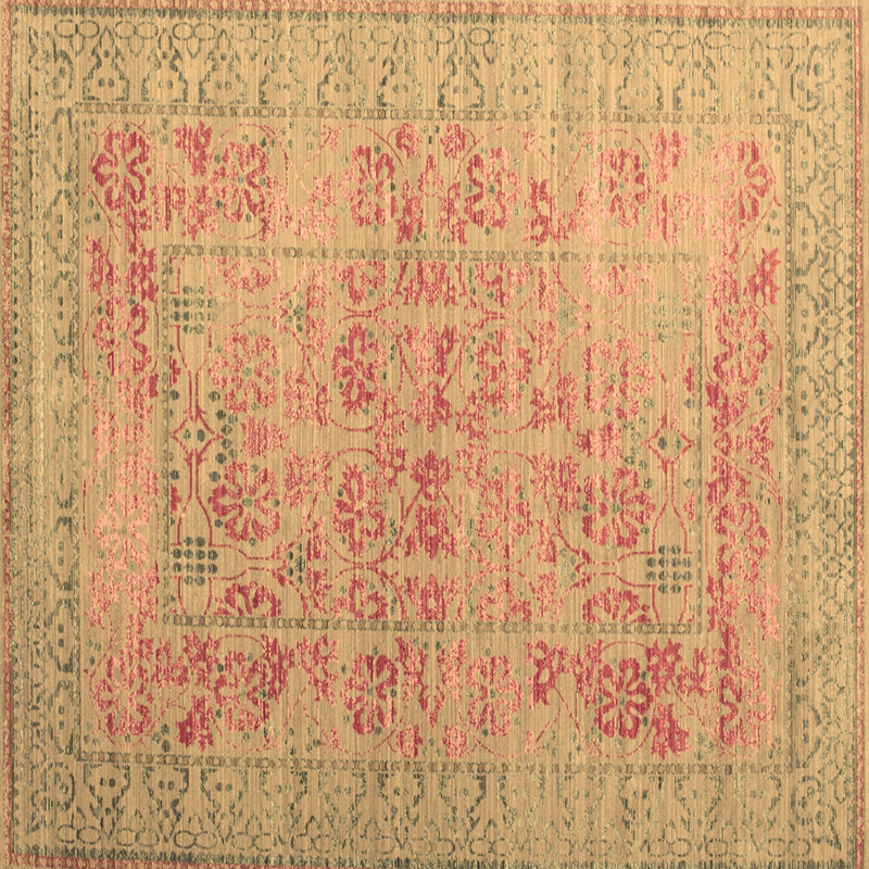 Oriental Indoor Rug, Square 4'