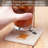 Bottoms Up Single Tumbled Tile Drink Coaster