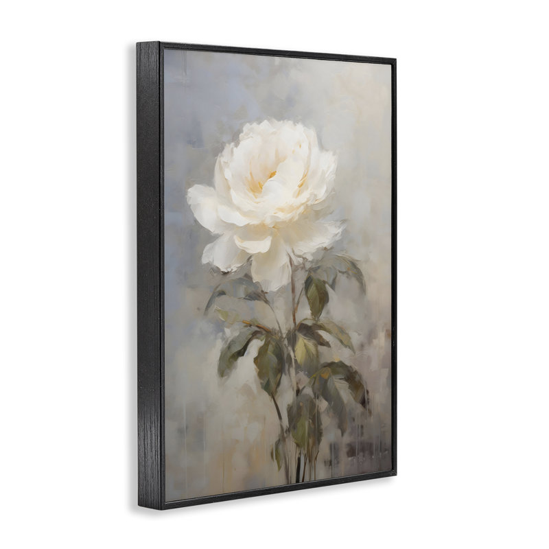 Giclée encadrée rose pâle, design par LSR Creative Studio, Giclée encadrée noir minuit, H 18 po x l 12 po