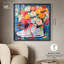 Art mural fantaisiste Sneaker avec fleurs-115127896-115127900