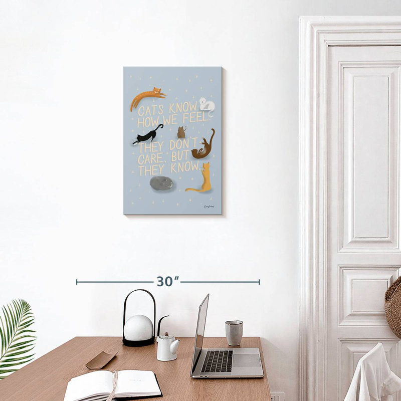 Ode To Cats, 24" H x 16" W