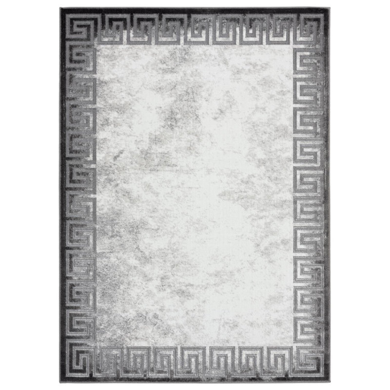 Bolog Abstract Indoor Rug, Rectangle 3'9" x 5'9"