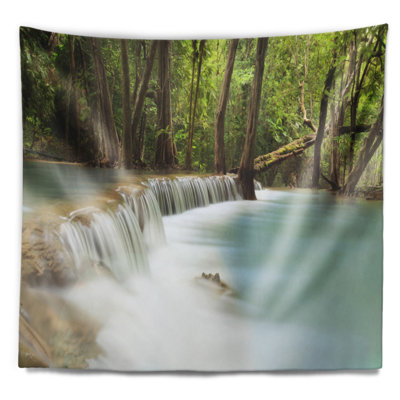 Photographie huai mae kamin cascade tapisserie