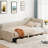 L-shaped Corduroy Daybed With 2 Storage Drawers-1078446832