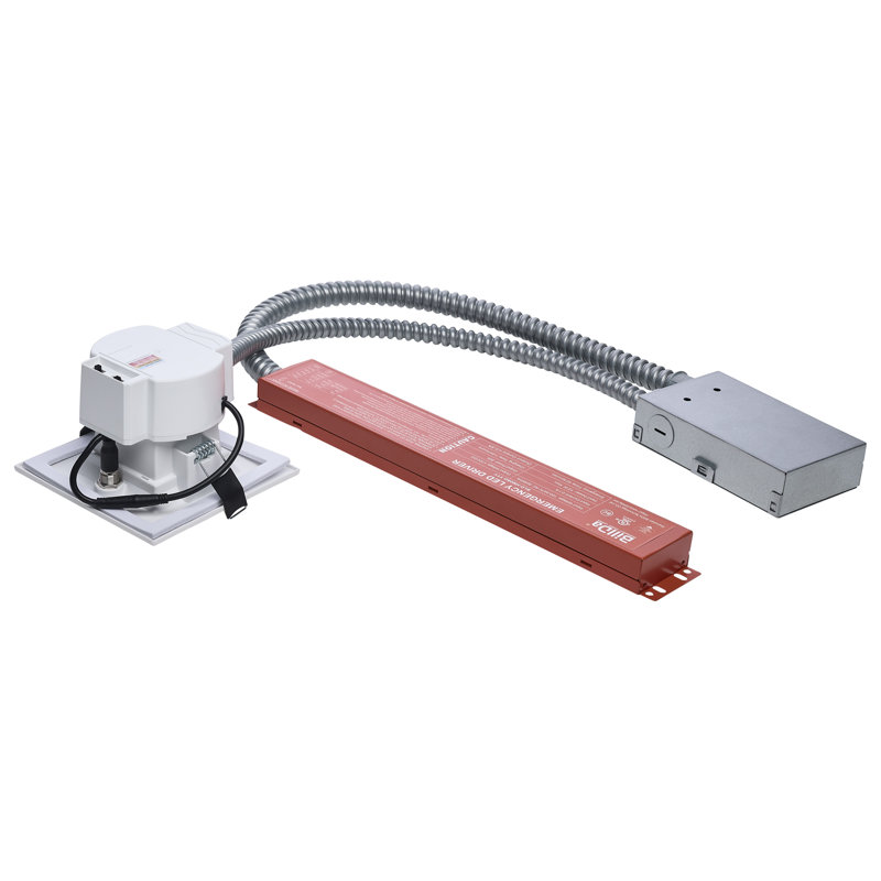 Carré de secours intégré à intensité variable de 4 pouces à DEL de 14,6 W à intensité variable de 4 po 120-347V