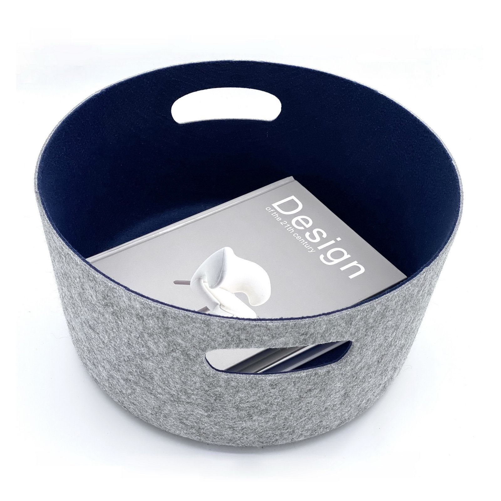 Fabric Decorative Bin 1, Navy