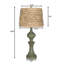 Lampe de table en résine Maroa-536857326