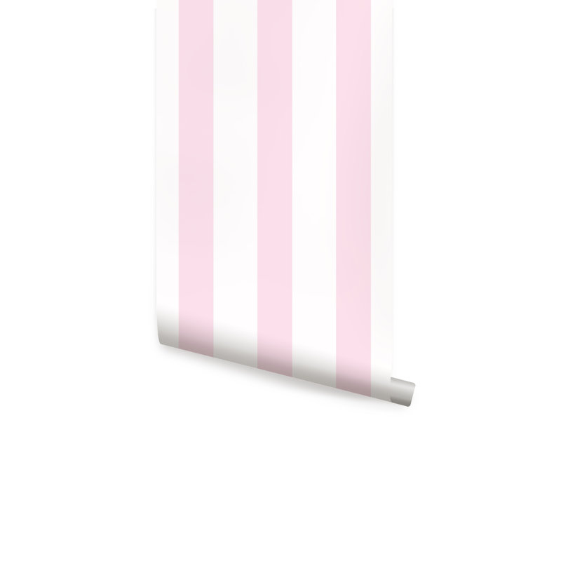 Rouleau de papier peint adhésif L 18 pi x l 24 po, Rose