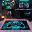 Tapis de jeu vidéo antidérapant Gamer