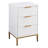 Nightstand End Table With Drawers