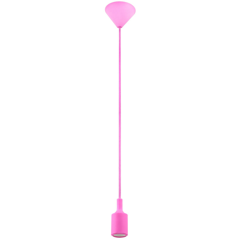 Luminaire suspendu à 1 lumière Tynishia, Rose